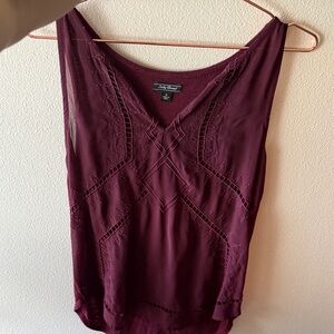 Lucky Brand Deep Burgundy Tank Top